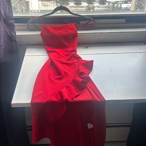 Elegant Red Evening Dress